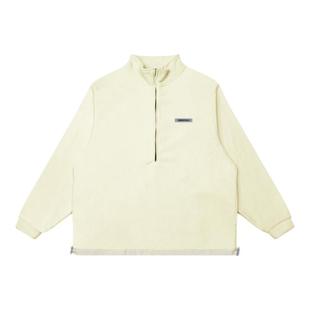 FEAR OF GOD FOG复线ESSENTIALS摇粒绒拉链卫衣高街休闲宽松外套