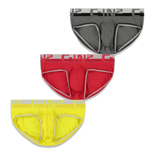 C-IN2新品内裤男轻薄柔软网眼透气U凸低腰性感三角裤男5613FA
