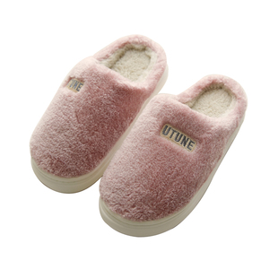 女士软底棉拖鞋 冬季毛绒棉鞋 家居室内防滑居家拖鞋 月子鞋 冬款