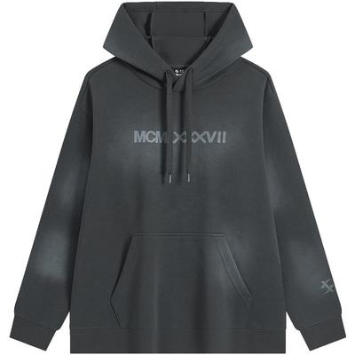 特步连帽卫衣男2025年春季新款休闲潮流时尚运动上衣975129930499