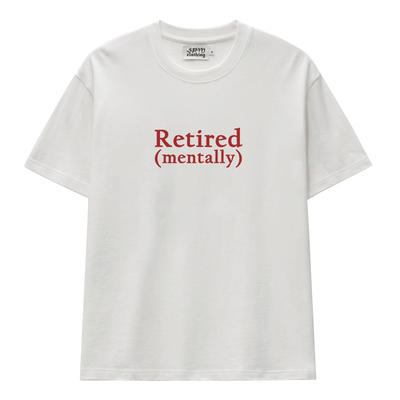 Retired夏季新款短袖t恤宽松休闲纯棉百搭男女情侣