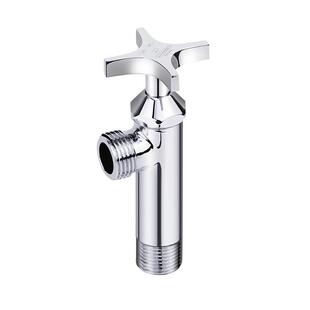 潜水艇加长角阀全通径全开大流量马桶热水器专用全铜冷热水防冻款