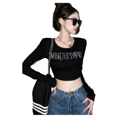 梦优莱长袖甜酷风常规短款性价比