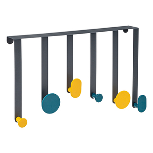 门后挂衣架免打孔门上挂钩卧室门衣服挂架门背式直角挂衣钩不伤门