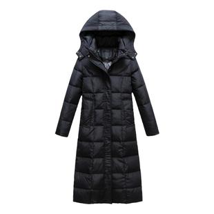 2026新款加长款羽绒服女加厚过膝韩版修身超长保暖大码冬装外套潮