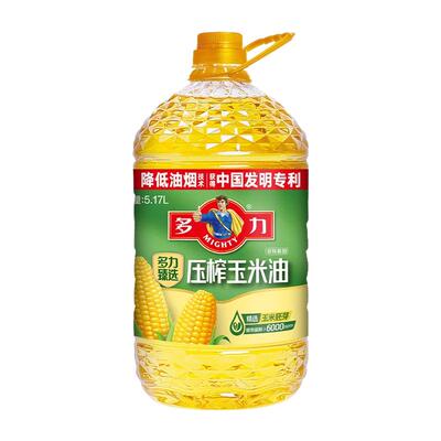 【官方旗舰店】多力家用臻选压榨玉米胚芽油5.17L非转基因食用油