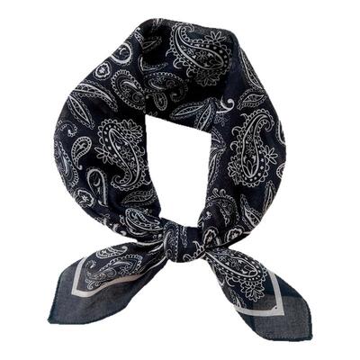 INSINUER【美式复古】腰果小方巾男女通用棉麻感领巾装饰头巾薄款