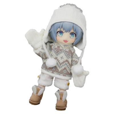 ob11娃衣套装毛线帽手套毛衣现货