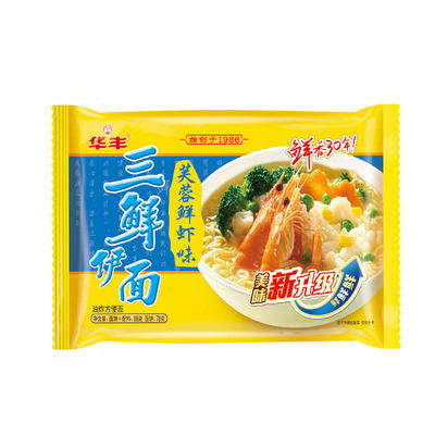 华丰伊面芙蓉鲜虾味86g*24袋