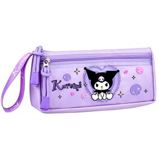 玉桂狗笔袋女生2025新款小学生文具盒女孩款三丽鸥网红爆款超火铅笔袋儿童大容量铅笔盒高颜值文具笔袋女孩版