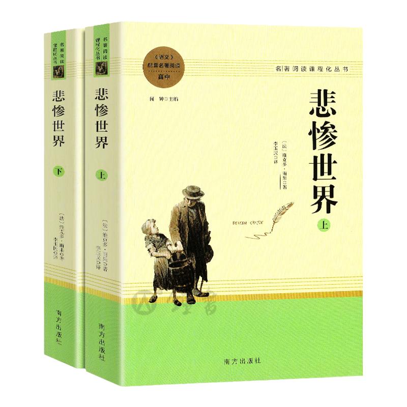 悲惨世界 大卫·科波菲尔上下两册名著阅读课程化丛书雨果著全译本初高中生青少课外阅读世界经典名著外国长篇小说畅销 南方出版社