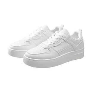 弄里人佳大码女鞋41-43码26春新款休闲运动板鞋小白鞋40 42宽胖脚