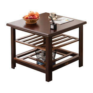 茶几客厅家用烤火桌子新款长方形烤火架实木折叠简易餐桌冬季取暖