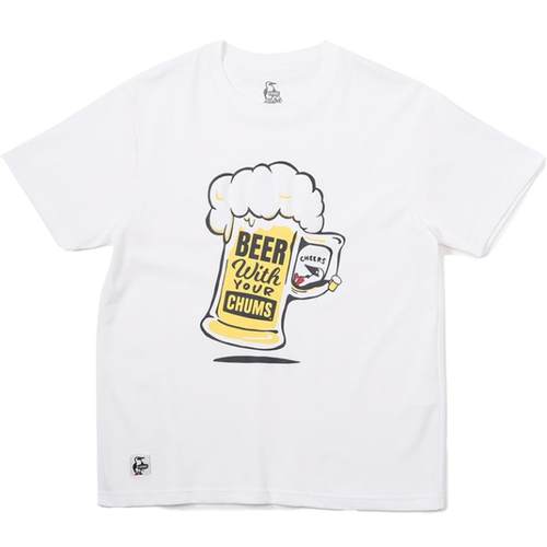 CHUMS洽洽鸟运动户外休闲短袖男女同款运动半袖百搭T恤CH01-2372