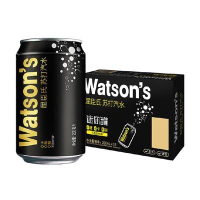 屈臣氏原味迷你罐200ml*12苏打水