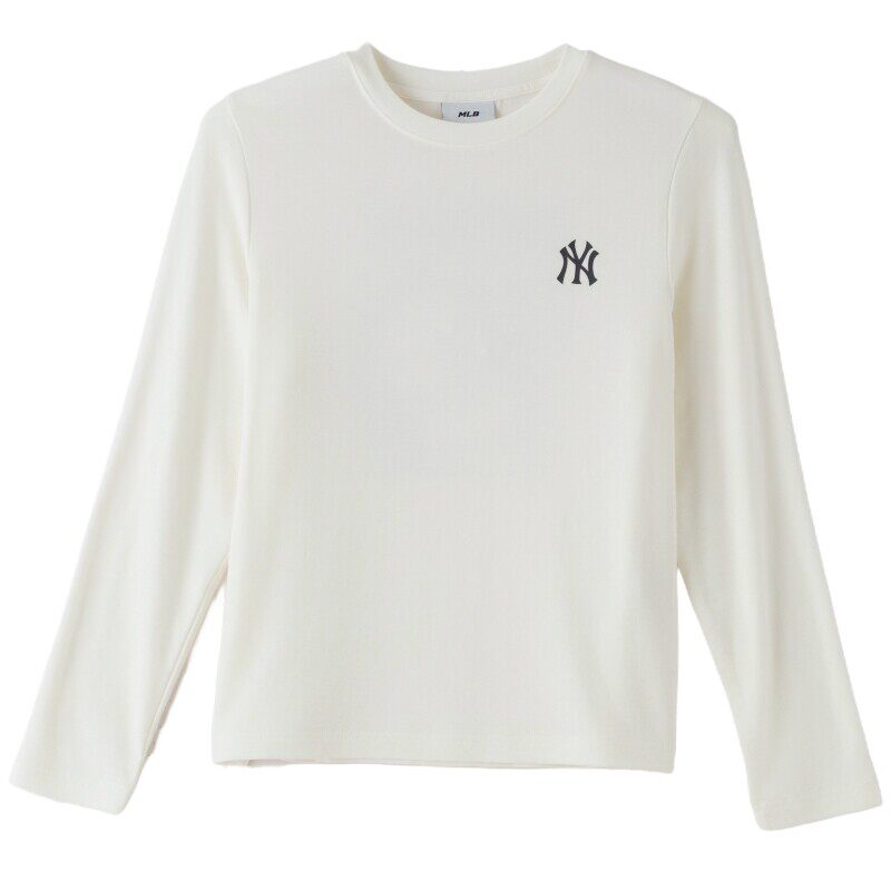 MLB长袖T恤男女NY休闲打底套头衫