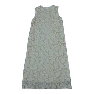 AURORA2025年夏季新款法式高级感烧花背心连衣裙女气质过膝长裙女