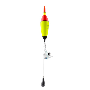 钓鱼打窝定位器台州传统钓长竿短线鱼轮野钓夜钓荒水定位浮漂神器