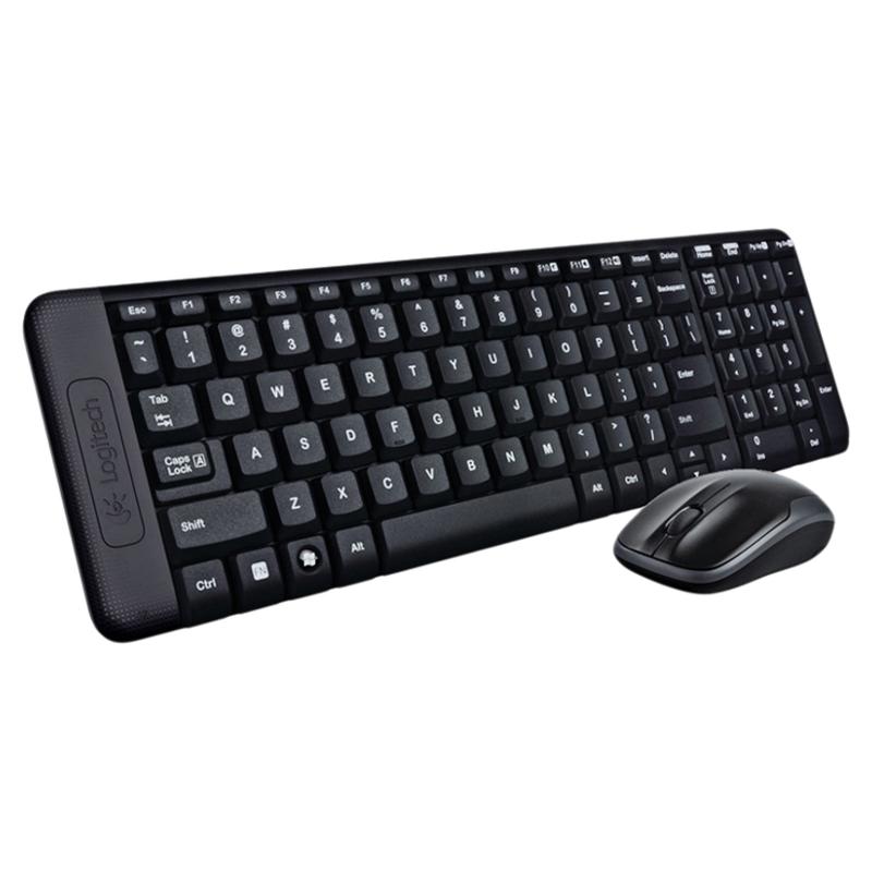 罗技MK220无线键鼠套装电脑笔记本台式家用办公打字键盘鼠标专用