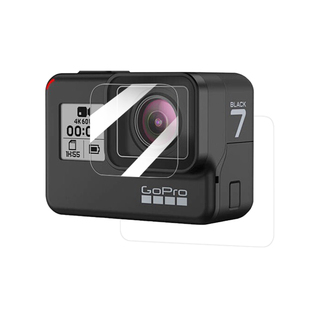 适配gopro7/6/5屏幕高清保护膜防刮花贴膜gopro7配件钢化膜运动相机镜头膜钢化膜保护膜