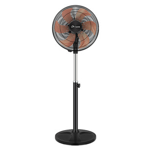 多丽落地扇家用可升降五档风力调节大风力金属六叶客厅电风扇