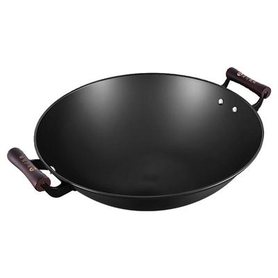 陆川铁锅旗舰店家用老式生铁锅