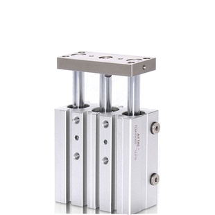 亚德客三轴带导杆气缸TCM6/10/12/16/20/25X10*25X30X40X50X75S