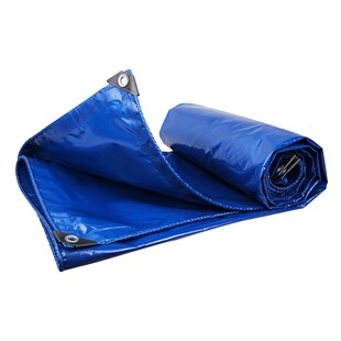 蓝色刀刮布篷布 货车高栏顶棚布加厚耐磨耐用pvc防水布雨棚油苫布