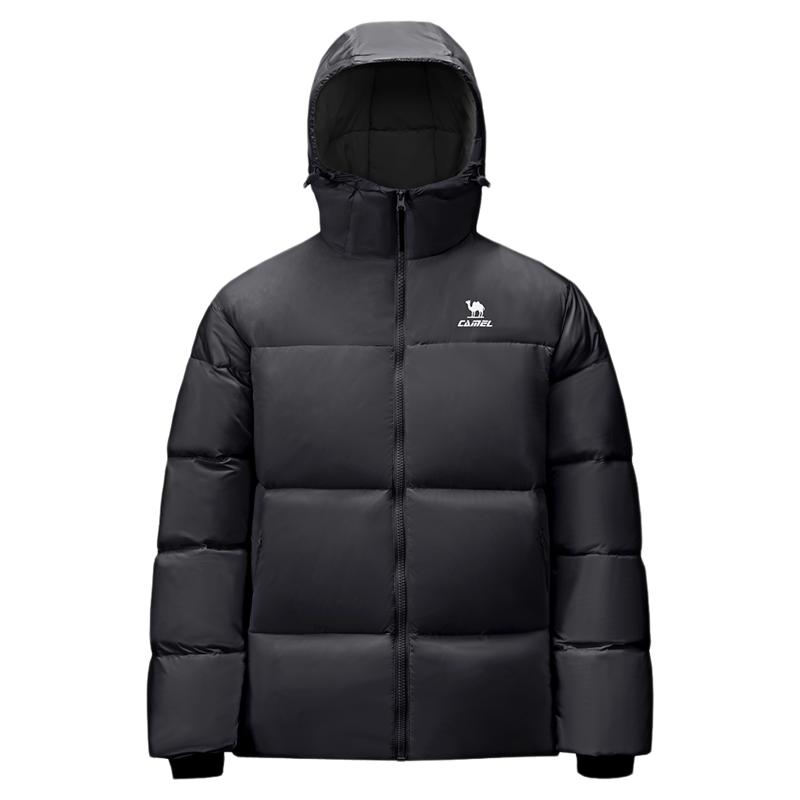 骆驼火炉三防加厚连帽情侣羽绒服