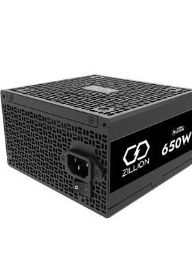 振华ZILLION 卓凌DB650W 电脑主机台式机机箱电源银牌DW550W/750W