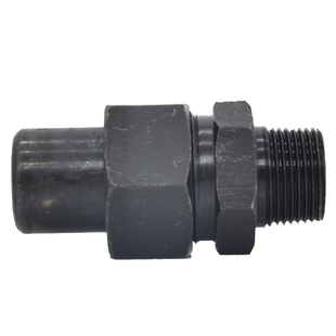 液压焊接式直通管接头966-端螺纹外丝碳钢高压焊接钢管铁管活接头