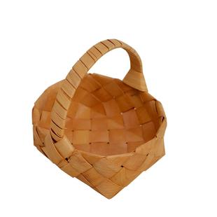 乔迁之喜压床早生贵子结婚干果专用竹编小篮子提篮婚礼婚庆仿竹篮