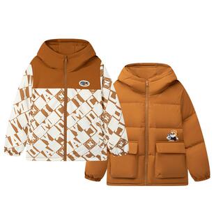 【商场同款】361°童装男童两面穿羽绒服2025年冬季新款小童外套