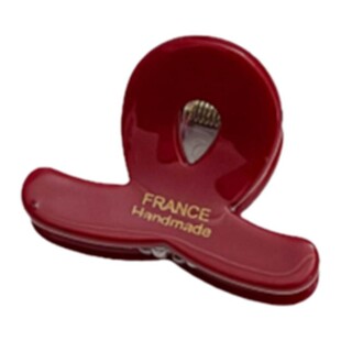 巨显白复古红~FRANCE小金标韩国小号头顶碎发刘海发夹可爱抓夹女