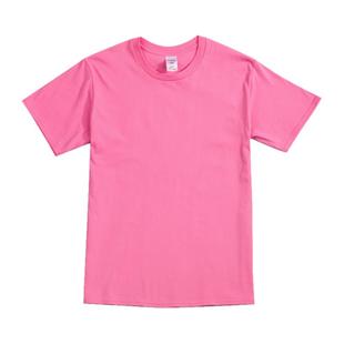 GILDAN吉尔丹76000圆领纯色大码打底衫男短袖纯棉大童T恤女印花潮