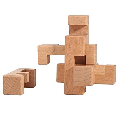 中级难度孔明锁儿童生日礼物