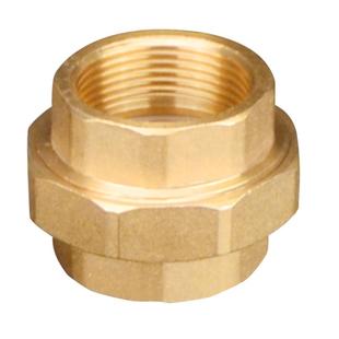 黄铜活接双内牙1/2/3/4/6分双外丝1.2/1.5/2寸内外丝水管接头配件