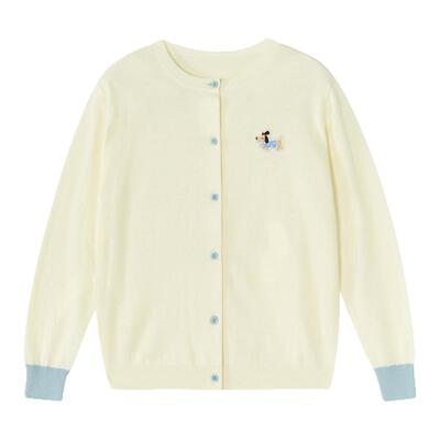 笛莎官方旗舰店女童针织开衫