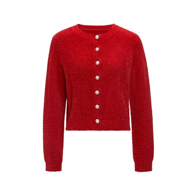 FIVEPLUS波浪纹针织开衫