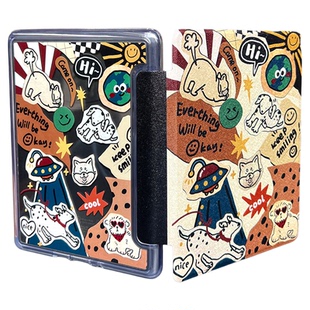 morock适用kindle保护套Paperwhite5亚克力2024透明6英寸658青春版kinddel全包kpw3电子书pw4阅读器防摔壳