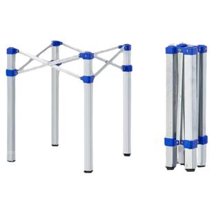 折叠桌腿支架桌脚不锈钢桌脚桌脚桌腿铁艺家用餐桌方圆两用实木