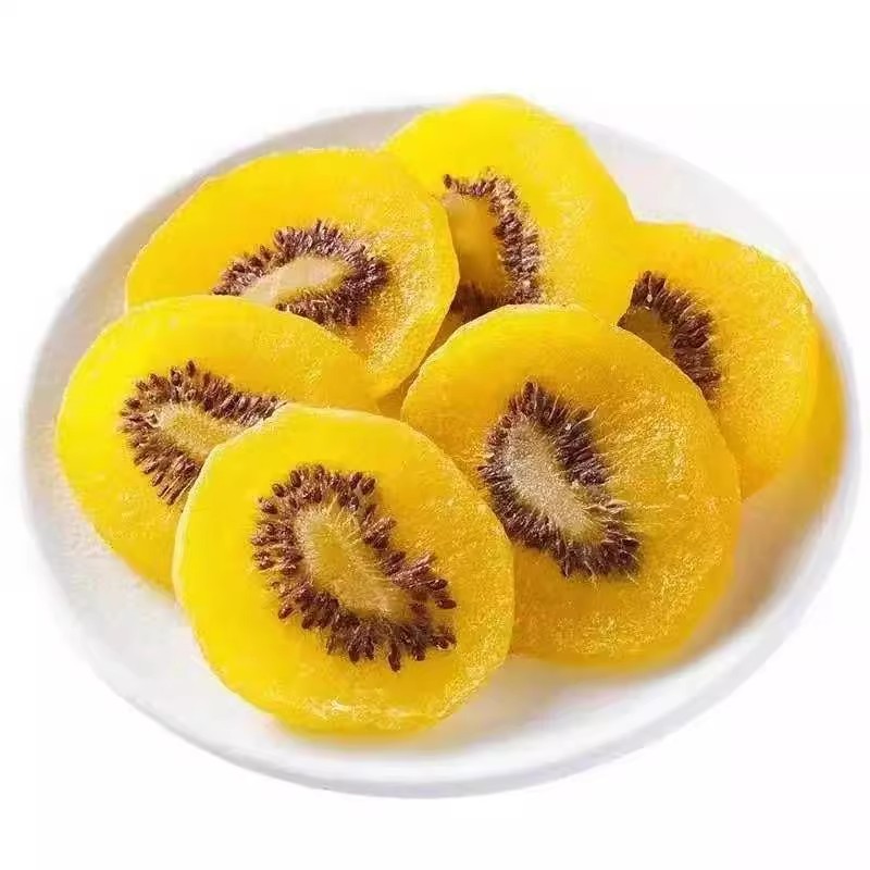 精选大片黄心猕猴桃干酸甜奇异果干新鲜果脯蜜饯休闲办公解馋零食