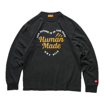 HUMNANMADE日产标语印花长袖
