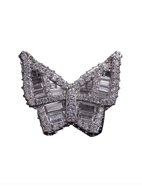 说唱听我的同款awge潮ins钻戒