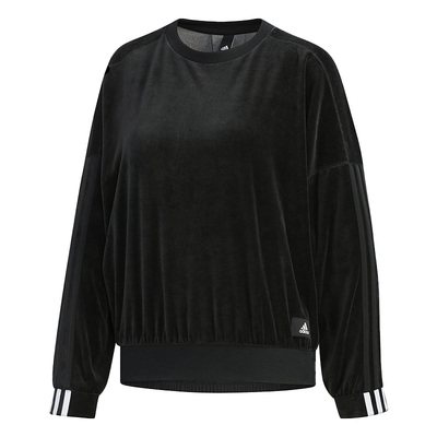 Adidas/阿迪达斯正品 CREW VELOUR 女子休闲运动卫衣套头衫FI9254