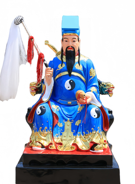 吕洞宾神像寺庙摆件树脂木雕