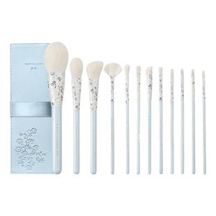 朗颜青花瓷系列12支化妆刷套装散粉腮红修容高光遮瑕眼部晕染眉刷