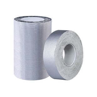 丁基胶带强力防水胶条补漏材料水泥墙面房屋顶楼顶裂缝彩钢瓦水管防漏耐高温加厚自粘胶布高粘度止漏铝箔贴纸