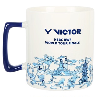 VICTOR/威克多胜利运动水杯PG4515WT25世界羽联巡回总决赛马克杯