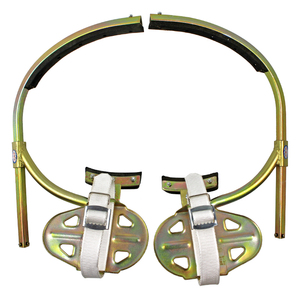 电工脚扣爬杆脚扣水泥杆脚扣通信路灯杆铁鞋电线杆脚踏升级大踏板